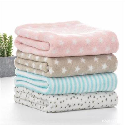 coral fleece baby blanket swaddle wrap bedding for newborn