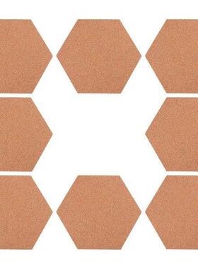 8 Pcs Photo Wall Wooden Bulletin Board Cork Corkboard Pin