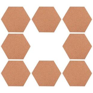 8 Pcs Photo Wall Wooden Bulletin Board Cork Corkboard Pin