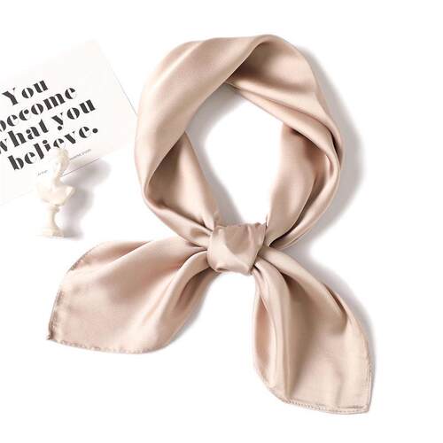 Women faux silk 70cm professional scarf围巾女彷真丝70cm职业