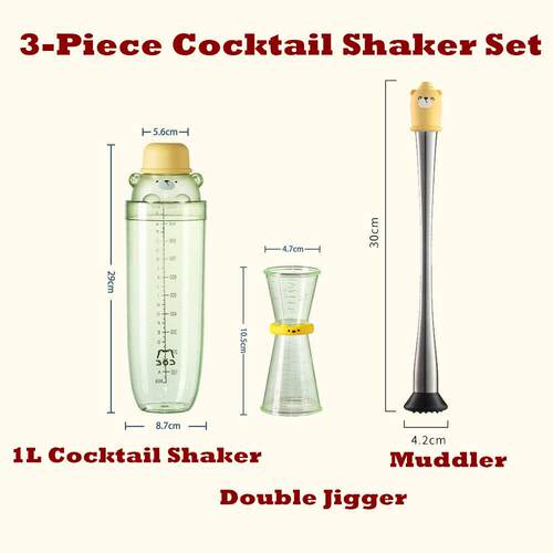 Cocktail Shaker Bar Set Margarita Mixer Drink Cup