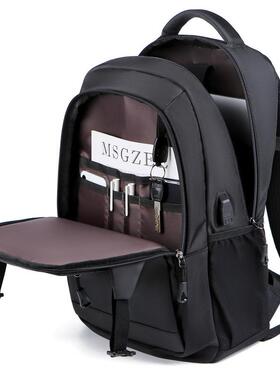 Shoulder Bag for Men School Bags Tote Backpack Black Travel