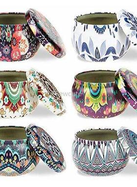 6 Pcs Candle Tin Jars DIY Candle Making kit Holder Storage c