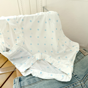 独立包装~冰丝内裤女中腰日系可爱波点卡通薄款透气夏三角裤新款