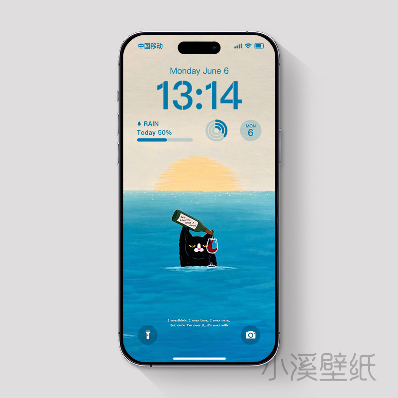 手机壁纸艺术丙烯画清新简约ins风phone苹果华为小米4k高清墙纸26