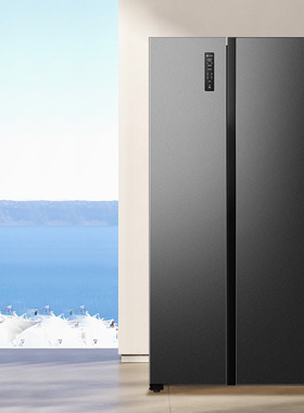 【国家补贴】容声547L双开门大容量风冷家用一级变频超薄嵌入冰箱