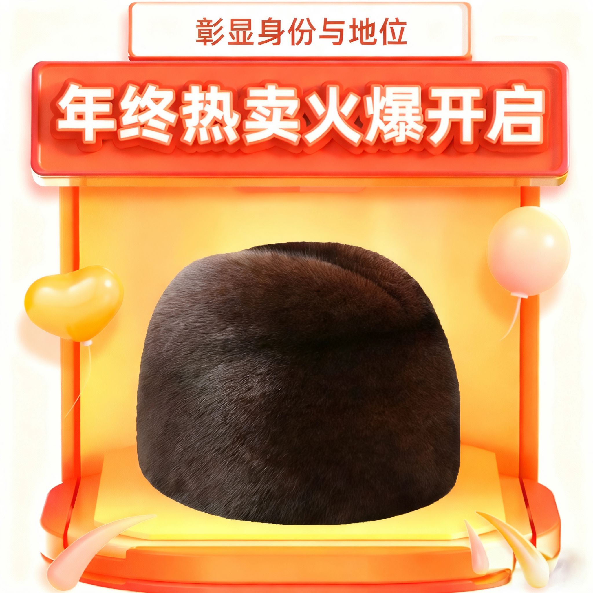 貂皮帽子2025新款整貂冬季保暖护耳防寒真皮男士貂皮草水貂毛帽子