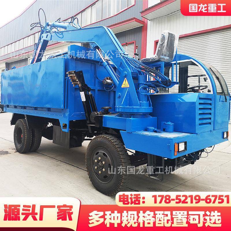 农用四驱四不像随车挖山区复杂路况挖土挖沙用四不像随车挖