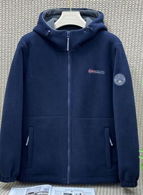 挪威功能性户外防寒春秋冬保暖摇粒绒抓绒衣男女款有大尺码棉衣夹