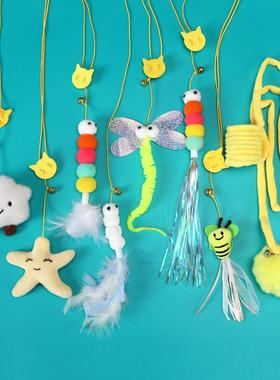 Hanging cat toys, bite resistant and playful cat sticks, ca