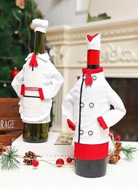 1 Set Wine Bottle Bag Cute Champagne Bottle Sleeve Holiday