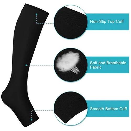 Medical Calf Compression Stockings Varicose Veins Shaping Gr