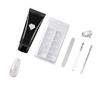 Nail Extension Gel Set Polish Kit Manicure Tools Beginners