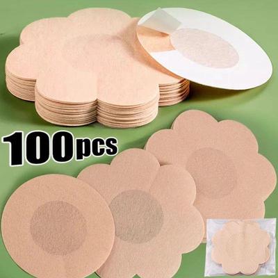 10/100PCS Nipple Cover Stickers Women Breast Lift Tape Pasti