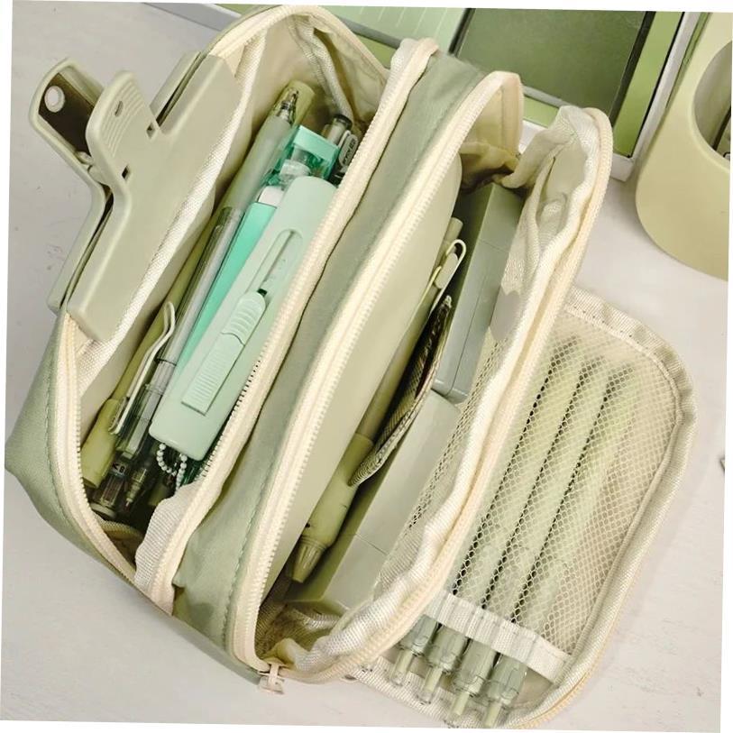 Girl Large Capacity Aesthetic Pencil Bag School Cases Cute