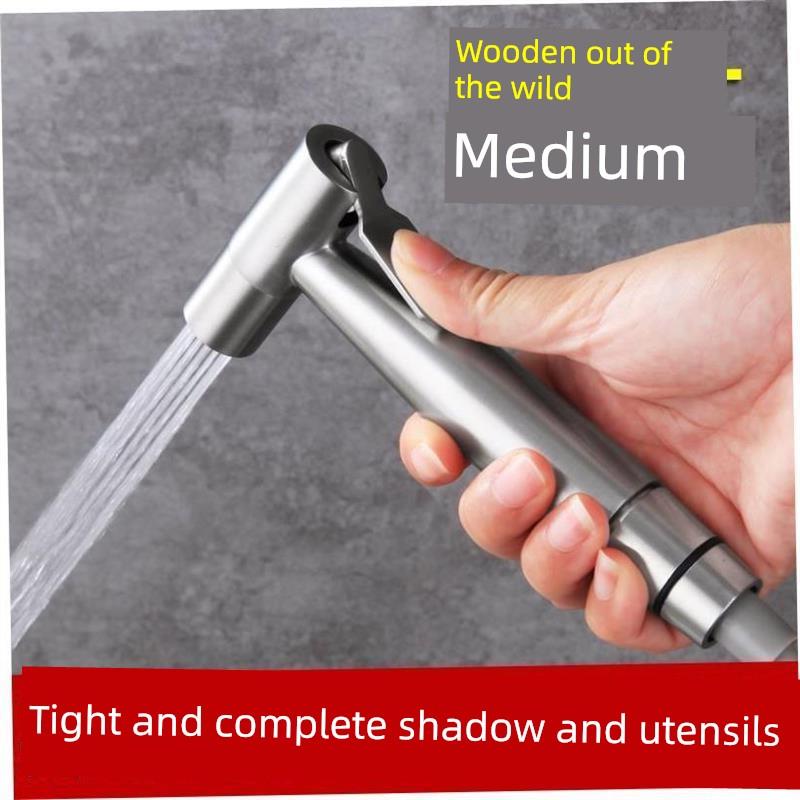 Black Bidet Faucet Hand Protable Toilet Bidet Sprayer Stainl