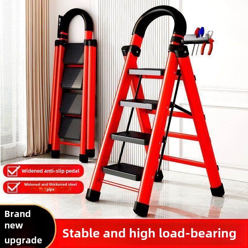 Ladder step stool aluminum alloy step stool home 折叠梯子