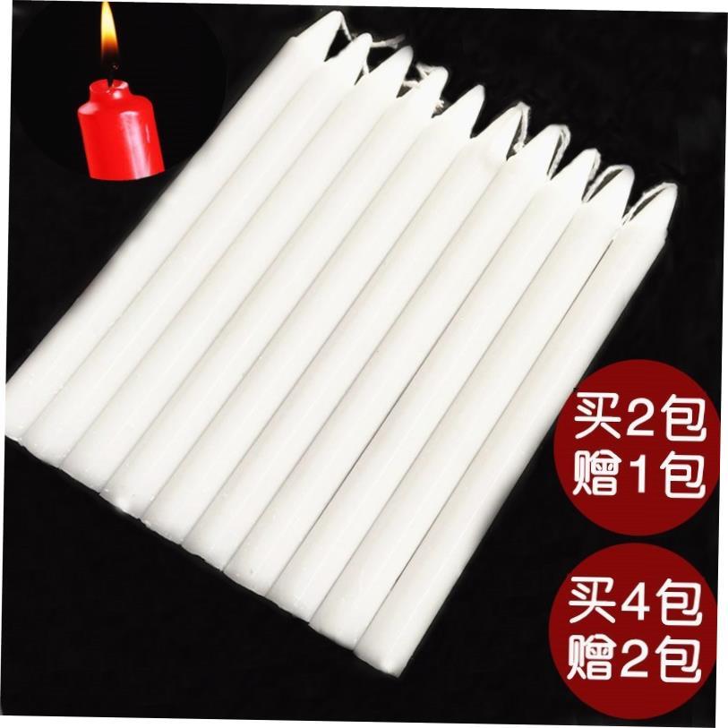 Red and white candle household lighting candles daily use