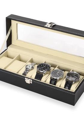 12 Watch Jewelry Display Storage Holder Case Grids Box Gift