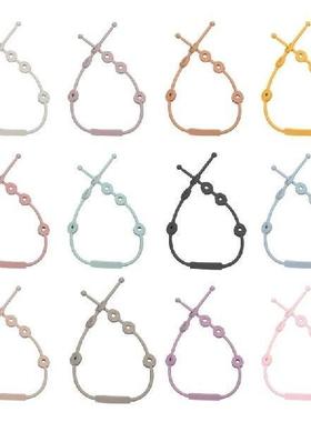 Baby Pacifier Clip Chain Silicone Adjustable Strap Chain