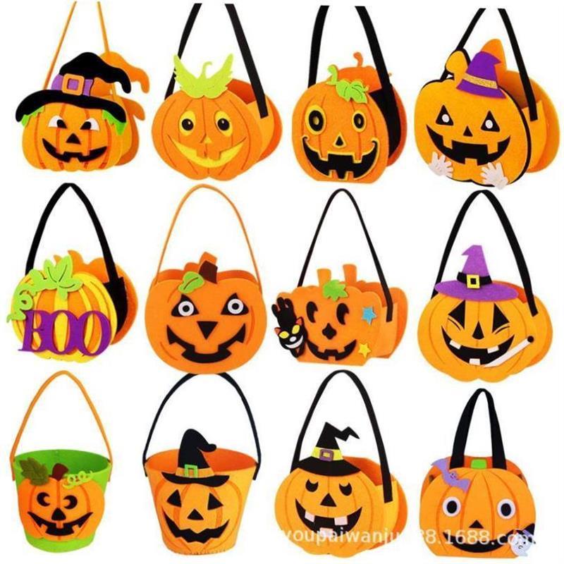 Halloween decorations Carry candy bag pumpkin bag Gift bag