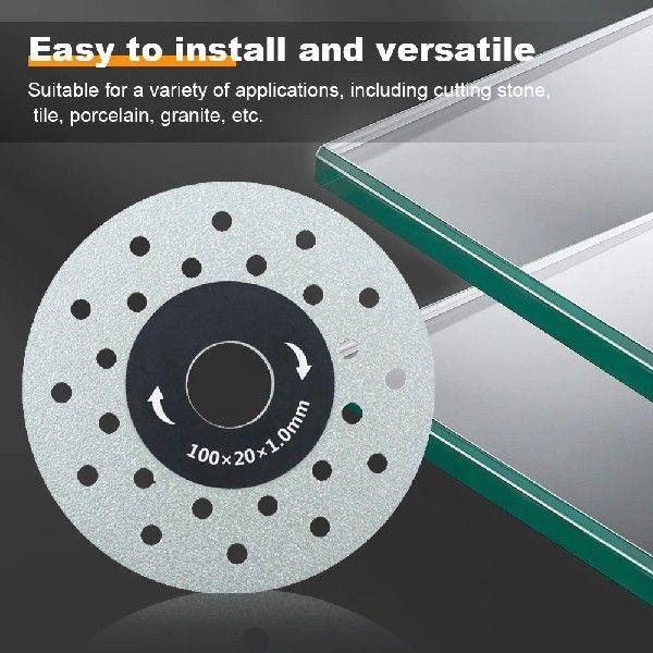 4-Inch/100mm Cutting Blade Porous Widened Diamond Slate