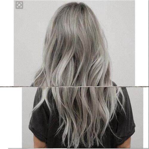 100ml Permanent Super Hair Dye Cream Sliver Gray Color Non-T