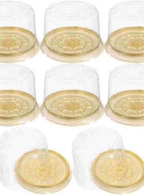 10 Pcs Cake Box Boxes Plastic Containers Food with Lids Pie