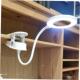 LED Study Desk Clip Lamp Reading Light Rechargeable