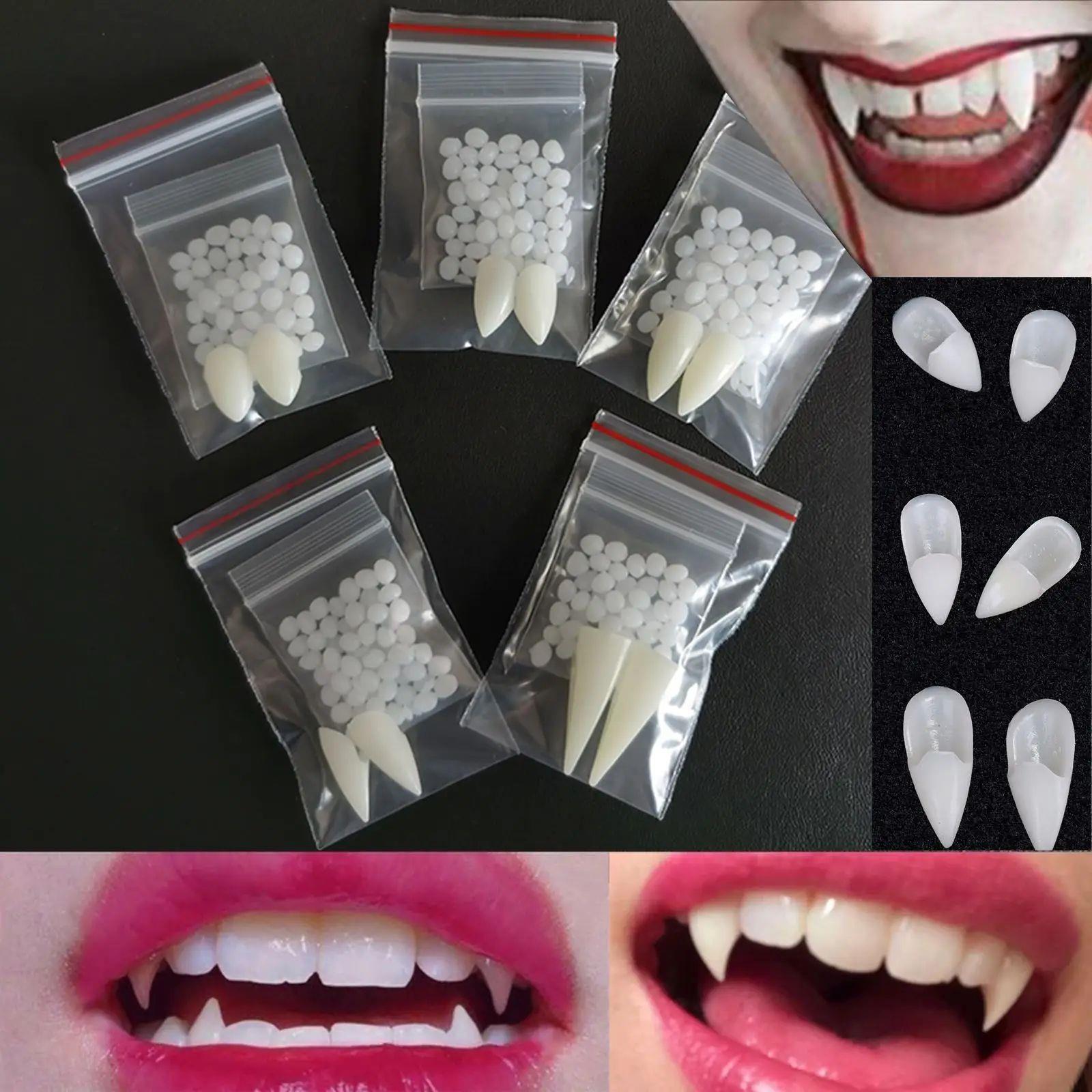 Halloween Decoration Vampire Teeth Fangs Dentures Props Hall