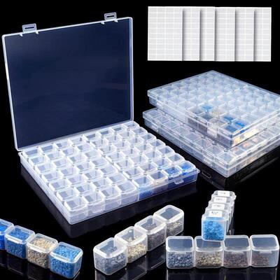28 Grids 5D DIY Diamond Painting Box Organizer Case Diamond