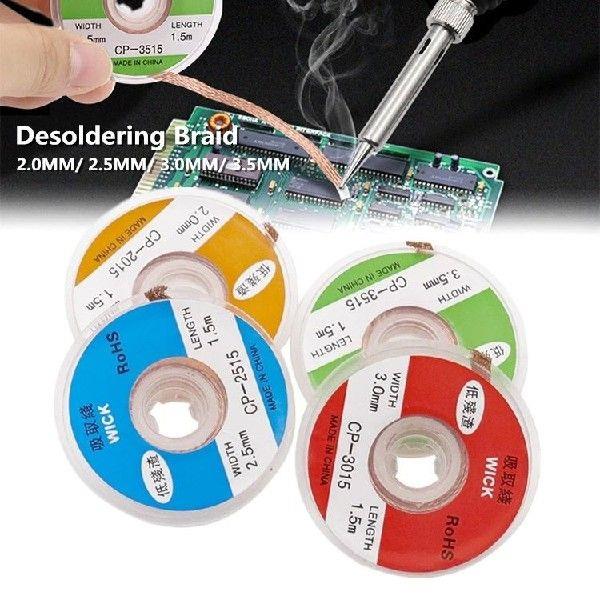 1PCS Desoldering Wire 1.5mm Braid Soldering Mesh Welding