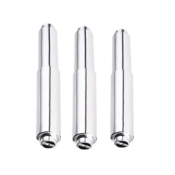 3pcs Bathroom Toilet Paper Towel Spring Coil Rod Paper