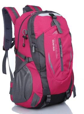 50L men travel hiking camp backpack women big capacity bag