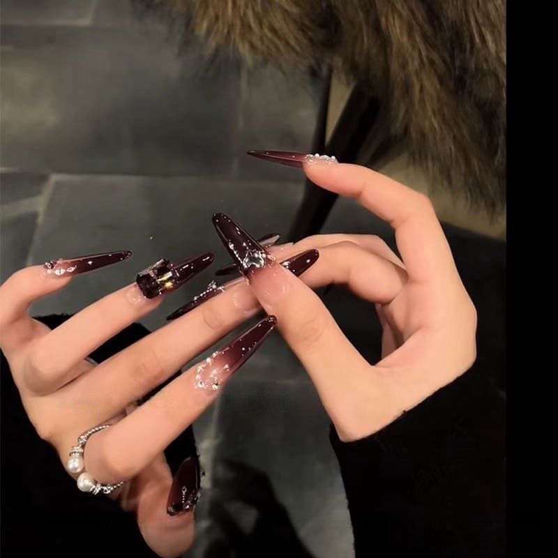 千金新款ins爆闪美甲气质
