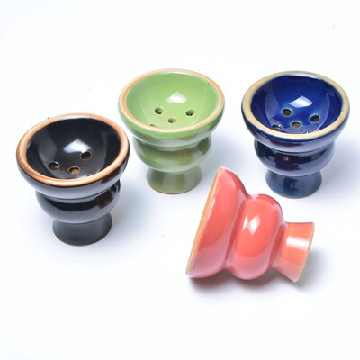 跨境货源水烟配件小号陶瓷烟锅水烟碗烟料碗hookah bowl shisha