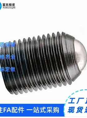 现货球头柱塞 细牙螺纹型 BMPJ/BMSJ3/4/5/6/8 定位螺丝