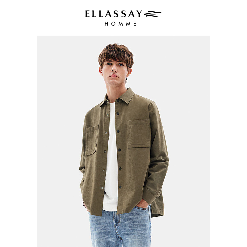 ELLASSAY歌力思男装新款衬衫