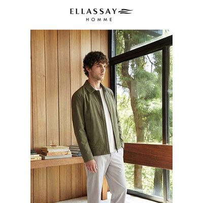 ELLASSAY男装极简利落感夹克