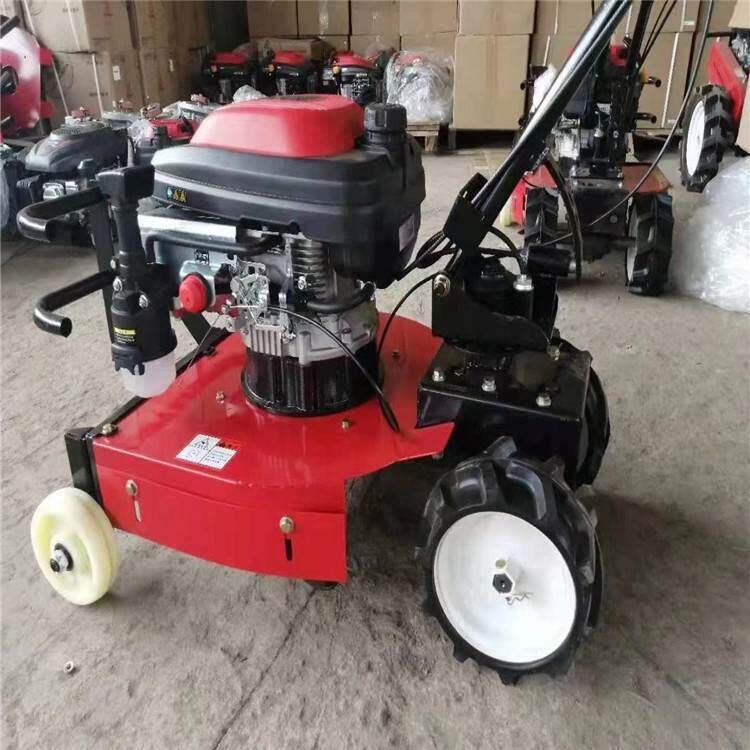 自走式柴油密植果园碎草机 农场小型山地除草机 手推式灭草机