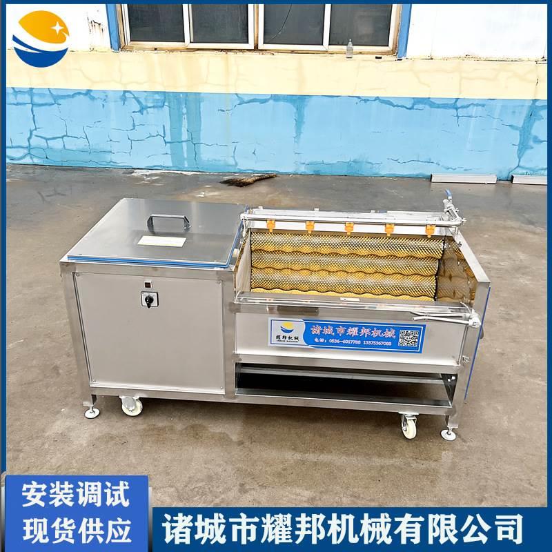 百香果清洗机 全自动鸡蛋果清洗设备 滚动毛刷式连续洗罗汉果机器
