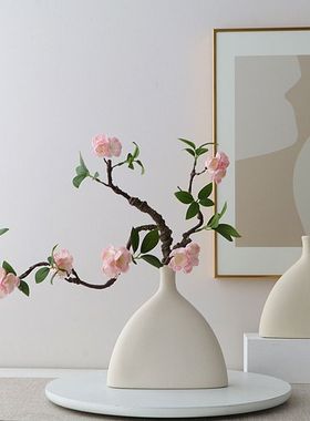 侘寂风禅意腊梅新中式仿真花装饰