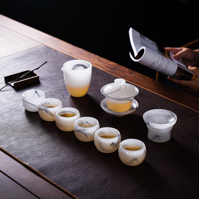 琉璃功夫茶具套装高端礼盒