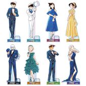 名侦探柯南新一毛利兰灰原哀贝尔摩德和叶琴酒秀一立牌摆件周边