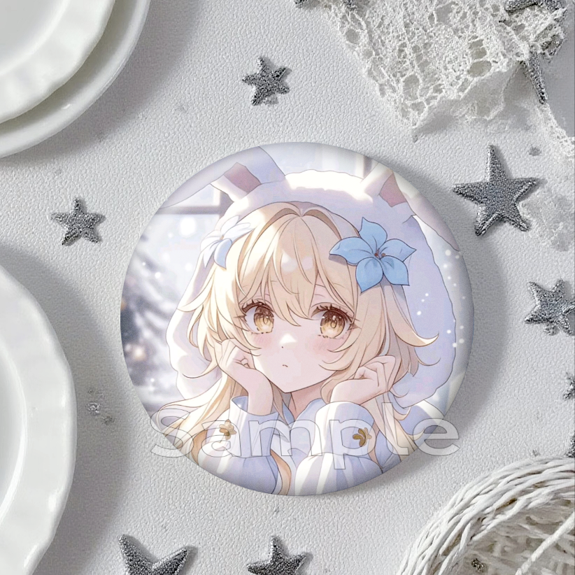 原神旅行者荧吧唧徽章妹妹可爱少女胸针胸章挂件挂饰游戏周边谷子