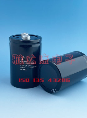 B43310A9478M 400v4700uf电解电容器 EPCOS 77X115 M000 爱普科斯