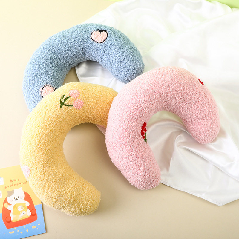 狗狗猫咪深度睡眠枕头 U型保护颈椎猫玩具 柔软舒适抱枕宠物用品