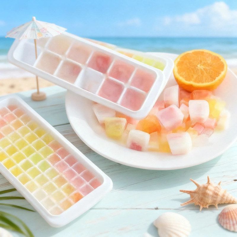 盒子冰格冰块制冰食品级带盖神器冰冰箱自制速冻储存家用冷冻模具
