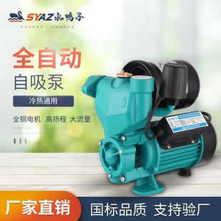 家用自来水增压泵220v全自动压力泵冷热水自吸抽水泵370w750w铜芯