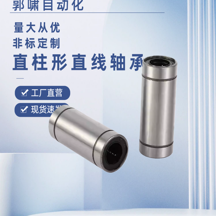 LMC11/12/13-D6 8 10 12 16 20 25 30 35 40直柱型直线轴承双衬型